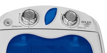 ТУРИСТИЧЕСКАЯ СТИРАЛЬНАЯ МАШИНА, ЗАГРУЗКА 3кг, ADLER AD8051