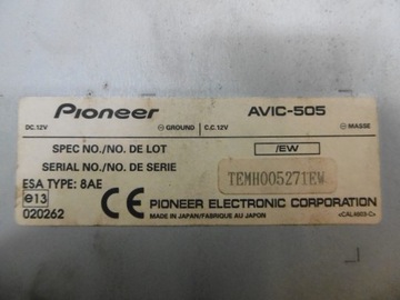 НАВИГАЦИОННЫЙ ЧЕЙНДЖЕР PIONEER AVIC-505