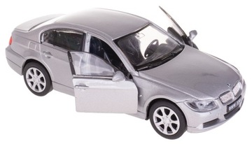 BMW 330I MODEL METALOWY WELLY 1:34 SREBRNY