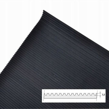 MATA WYKŁADZINA GUMOWA PODKŁAD RYFEL WĄSKI 120CM