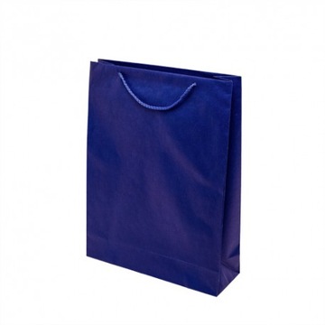 Torebka na prezent duża pojemna 30x10x40 cm Granat