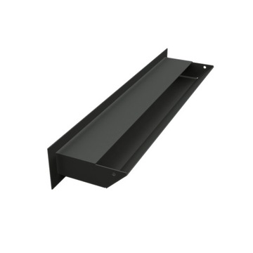 Kratka Kominkowa KRATKI Luft 6x40 SLIM Prosta Ozdobna Wentylacyjna Czarna