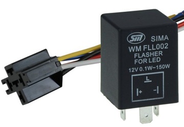 PRZERYWACZ KIERUNKOWSKAZÓW LED + WIĄZKA 12V 150W