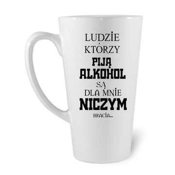 KUBEK LATTE ZE ŚMIESZNYM NADRUKIEM