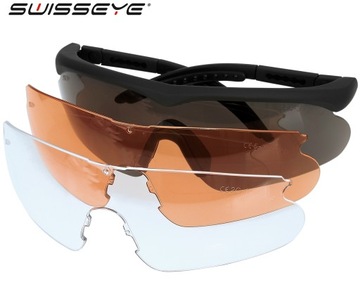 ОЧКИ SWISSEYE Ballistic RAPTOR Черные Дымчатые