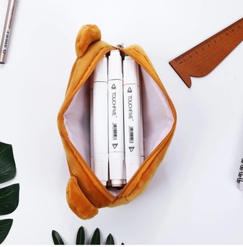 СУМКА-КАРАНДАШ КОСМЕТИЧЕСКАЯ ПЛЮШЕВАЯ СОБАКА СОБАКА