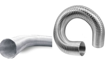 KANAŁ PRZEWÓD RURA ALUMINIOWA ALUFLEKS 100 mm 3m