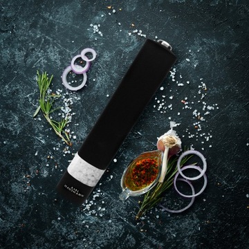 ЭЛЕКТРОМЕЛЬНИЦА ДЛЯ СОЛИ ПЕРЦА, ЧЕРНЫЙ МЯГКИЙ