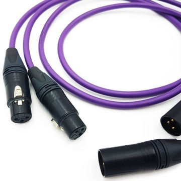 Melodika MD2X07 Interkonekt 2XLR-2XLR - 0.75m