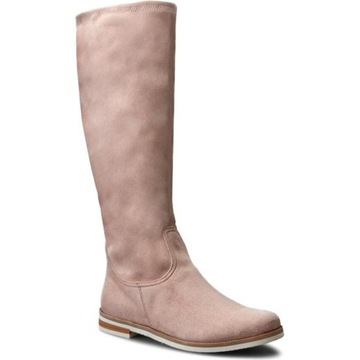 WYPRZEDAŻ KOZAKI JESIEŃ/WIOSNA RÓŻ STRETCH 37