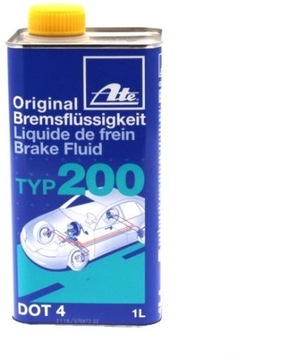 ATE PŁYN HAMULCOWY TYP 200 DOT-4 DOT 4 1L