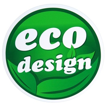 Naklejka ECODESIGN na kocioł samoprzylepna 140 mm