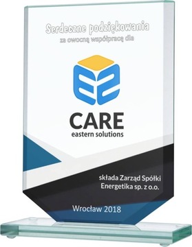 ELEGANCKA STATUETKA SZKLANA - KOLOR GRAWER - HIT!!