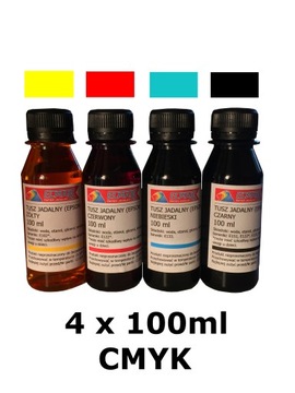 TUSZ ATRAMENT JADALNY 4 X 100 ML CMYK EPSON