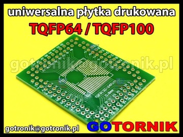 ДВУХСТОРОННЯЯ ПЕЧАТНАЯ ПЛАТА TQFP64 TQFP100 PCB-076