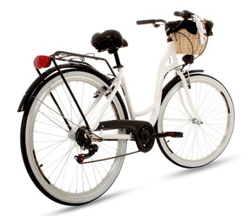 ЖЕНСКИЙ ГОРОДСКОЙ ВЕЛОСИПЕД 28 ЛЕГКИЙ ЖЕНСКИЙ 7 КОРЗИНА SHIMANO