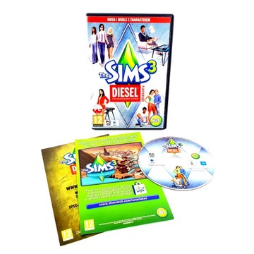 THE SIMS 3 DIESEL AKCESORIA DODATEK PC PL