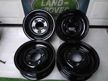 LAND ROVER DEFENDER FELGA STALOWA CZARNA