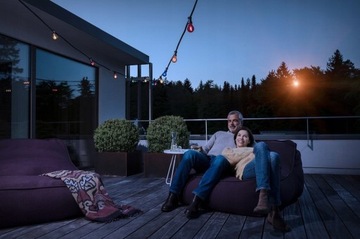 LED STAR BUBBLE E27 2.5W ЛАМПОЧКА КРАСНАЯ OSRAM
