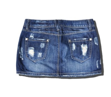 JM819 jeans JEANS spódniczka SPÓDNICA JEANSOWA S