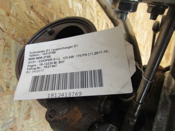 BMW OE 8584199 STROJ DOLADOWUJACE SYSTEM PLNĚNÍ