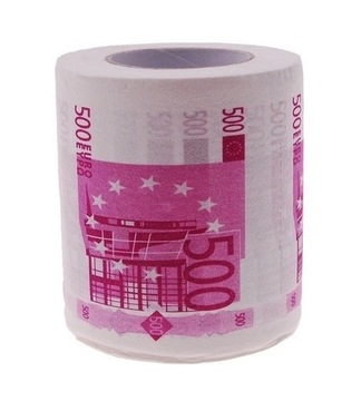papier toaletowy 500 EURO prezent 18 30 40 50 60