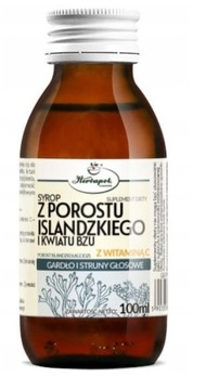 SYROP Z POROSTU ISLANDZKIEGO I KWIATU BZU 100 ml