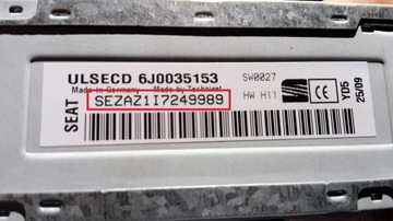 Расшифровка радио #SEAT #код ВСЕ ДИСТАНЦИОННО
