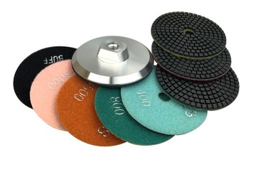 НАБОР ПОЛИРОВАЛЬНЫХ ДИСКОВ 8 ШТ. COLBINO #50 - ПОЛИРОВКА + РУЧКА