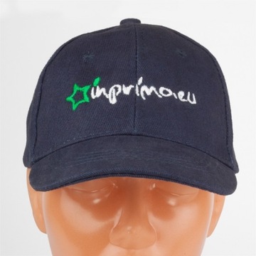 CZAPKI Z HAFTEM LOGO NAPISEM DZIECIĘCE 10 SZTUK