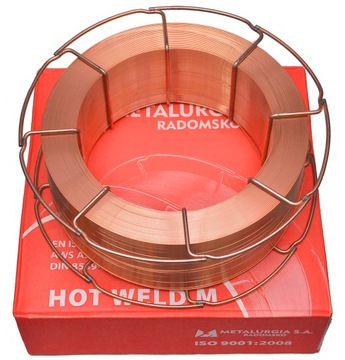 Drut spawalniczy SG2 0,8 /15kg HOT WELD METALURGIA