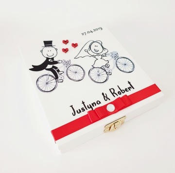 Свадебная шкатулка для купюр, подарков, свадебных, мелков GAB