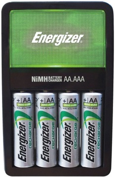 ЗАРЯДНОЕ УСТРОЙСТВО ENERGIZER + 4 АККУМУЛЯТОРА R6 AA 2000 мАч