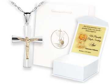 PREZENT CHRZEST ŚWIĘTY CHRZTU ŚW PAMIĄTKA KRZYŻYK