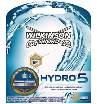 Wilkinson Hydro 5 h2o vitB5 ostrza wkłady 8szt