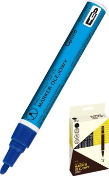 Marker olejowy mazak olejny NIEBIESKI do opon