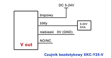 XKC-Y25-V бесконтактный датчик уровня жидкости