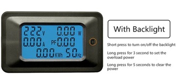 Измеритель мощности - измеритель напряжения и тока ваттметр переменного тока