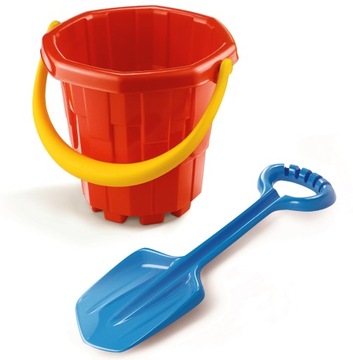 KOMPLET ZAMEK ZESTAW DO PIASKU ŁOPATA WIADERKO