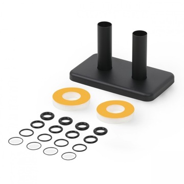 MASKOWNICA Czarna Mat OSŁONA PODWÓJNA 50 POLETTI