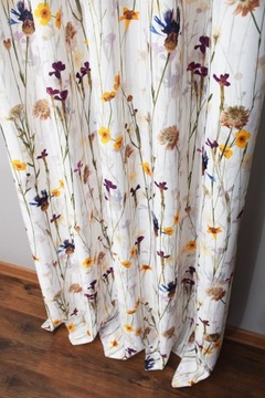 МЕРНЫЙ ШТОР ЦВЕТЫ МАЛЕНЬКИЕ ЦВЕТЫ ЦВЕТНАЯ МЕДИА 150 СМ