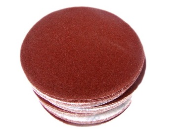 PAPIER ŚCIERNY DYSK KRĄŻEK NA RZEP 125MM OPAKOWANIE 50 SZT P40-180