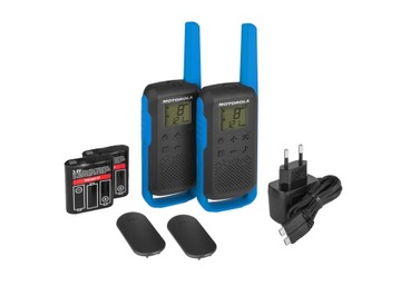 MOTOROLA T62 niebieskie [walkie-talkie 8km]