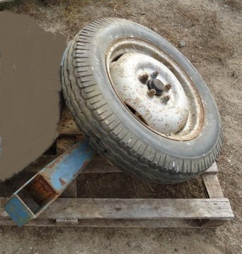 OPONA KOŁO 5,5 5.5 - R 16 PIASTA OŚKA WÓZEK