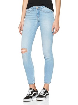 NOISY MAY spodnie jeans light blue denim 29/30