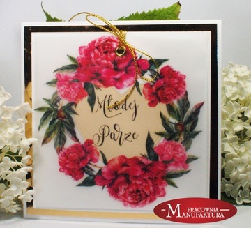 СВАДЕБНАЯ ОТКРЫТКА, ручная работа