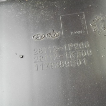 IX20 KIA VENGA 1.4 CRDI POUZDRO FILTRU VZDUCHU