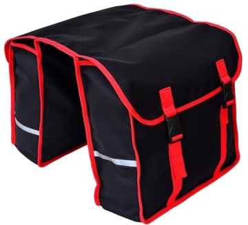 TORBA NA BAGAŻNIK ROWEROWY, SAKWA ROWEROWA 2x15L