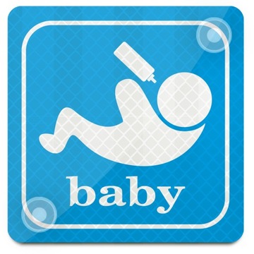 BABY ODBLASKOWY SUPER ODBLASK + PRZYSSAWKI HIT