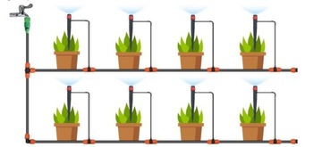 ШЛАНГ ДЛЯ КАПЕЛЬНОГО ОРОШЕНИЯ 23м 71 ЭЛЕМЕНТ
